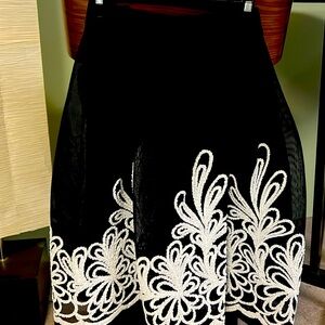 Black and White Formal Skirt